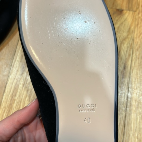Gucci horsebit slides. Never worn. Taps were added to protect shoes - Picture 10 of 10